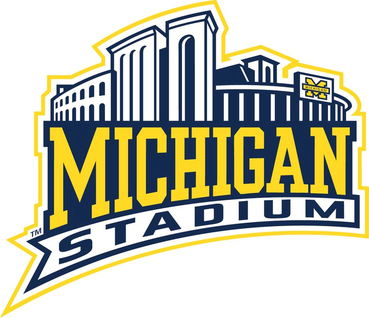 Michigan Wolverines 0-Pres Stadium Logo t shirts DIY iron ons